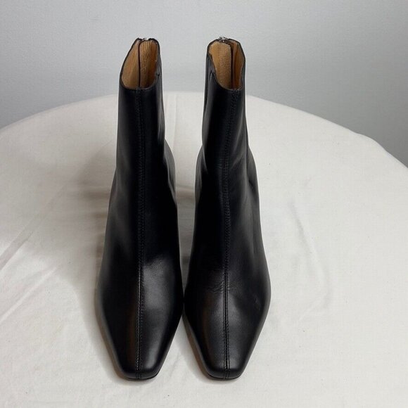 Madewell $218 The Dimes Stiletto Heel Ankle Boot Black Size 6 NT545 - Picture 3 of 13